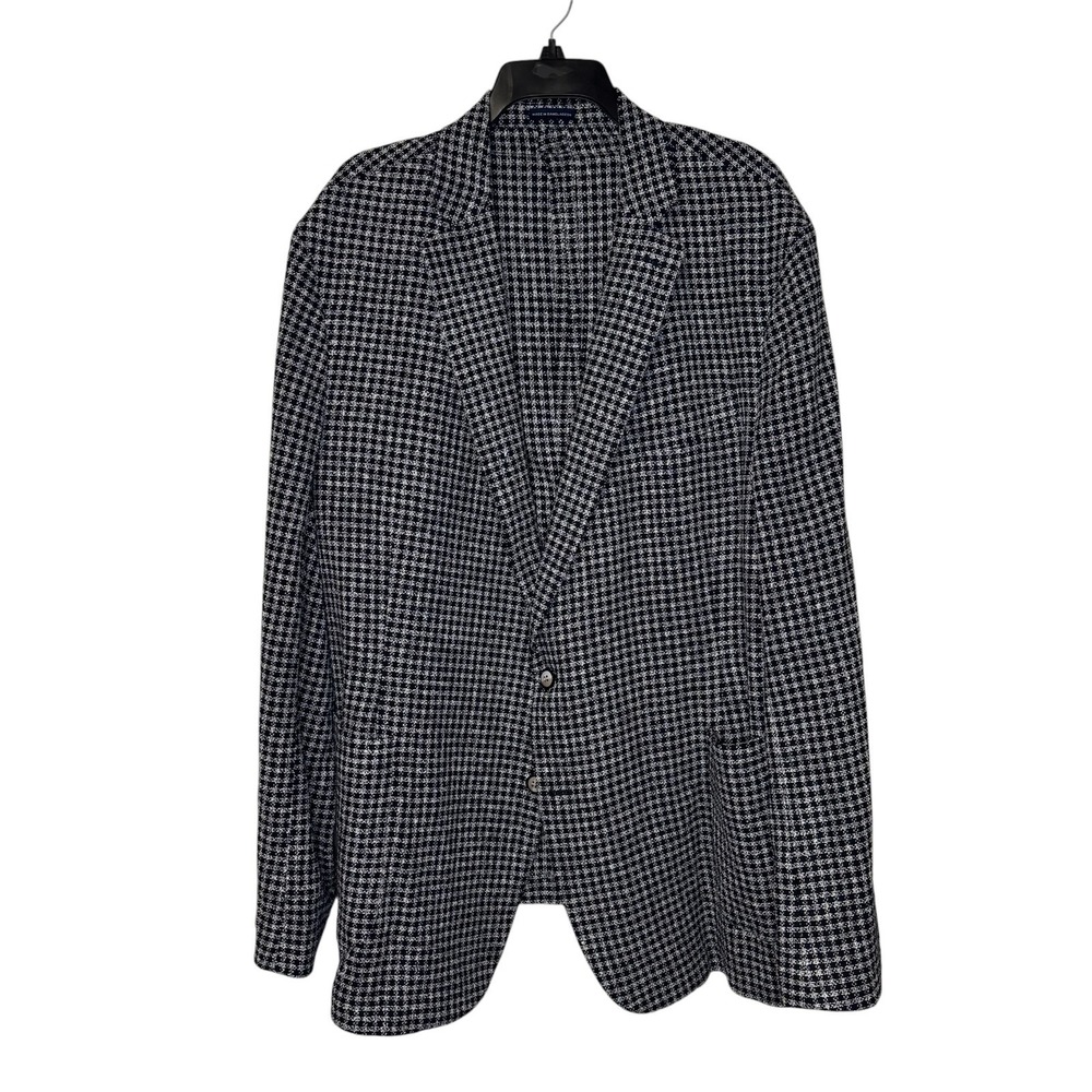Stafford Mens Blazer Suit Jacket Classic Fit Seasonal Textured Double Vent 52R